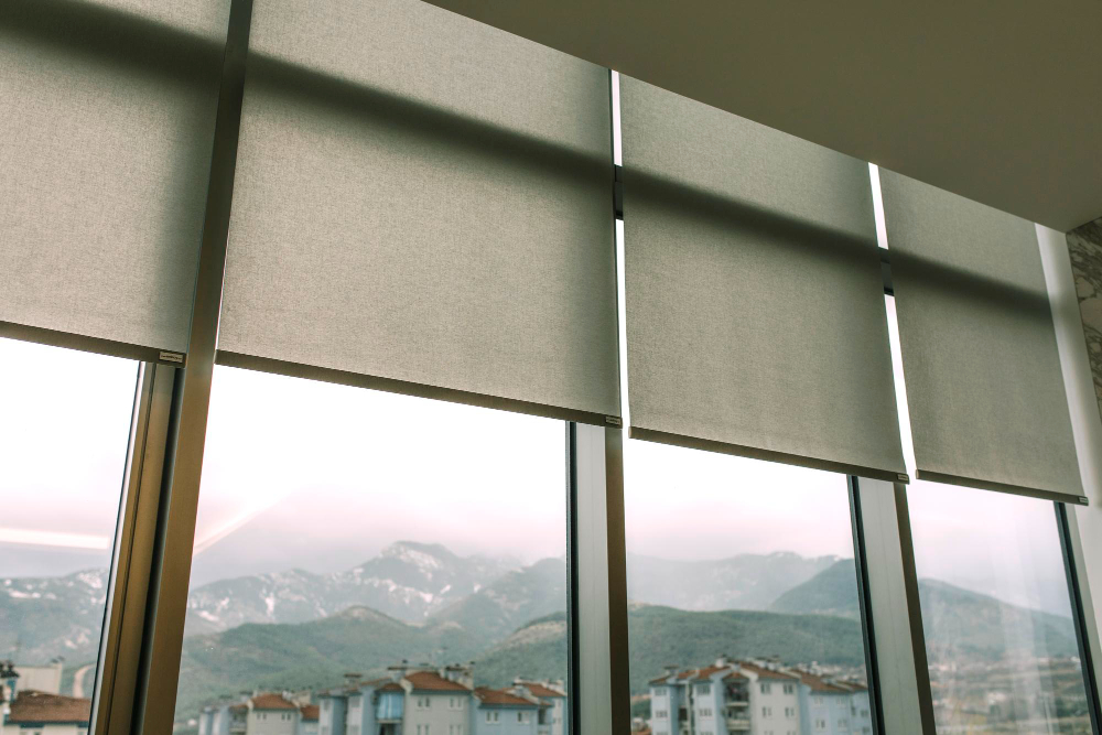 Premium roller shades for large windows